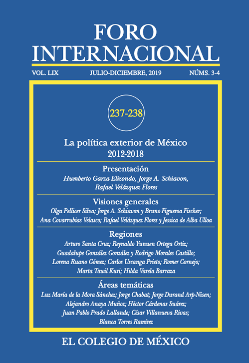 Imagen de la página inicial de la revista